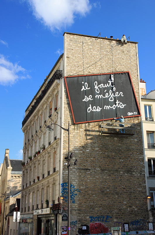 Il faut se méfier des mots